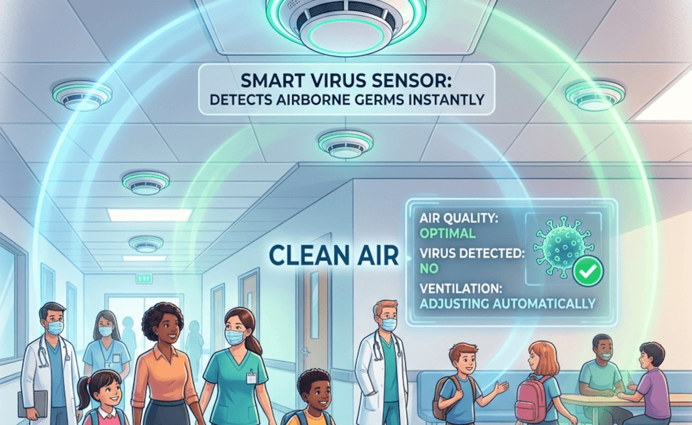 Smart Sensors: The New "Smoke Alarm" for Airborne Viruses